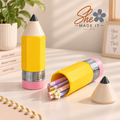 Pencil-Shaped Pencil Case