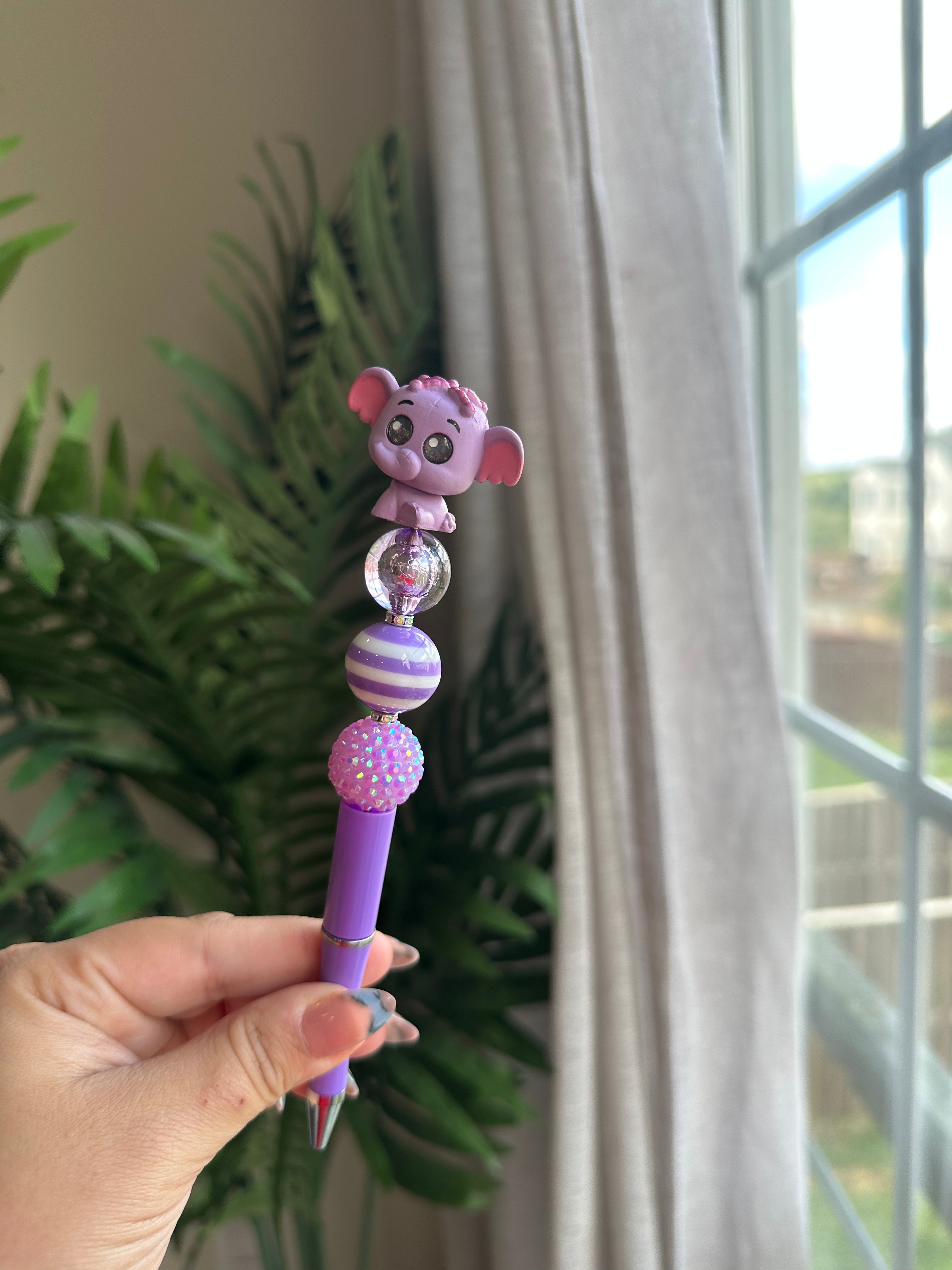 Purple Elephant Pen
